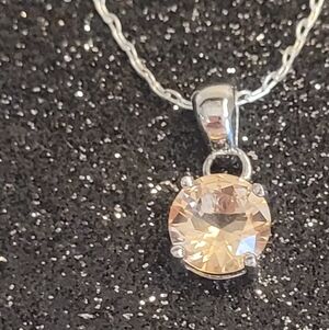 Sterling Silver Citrine Pendant